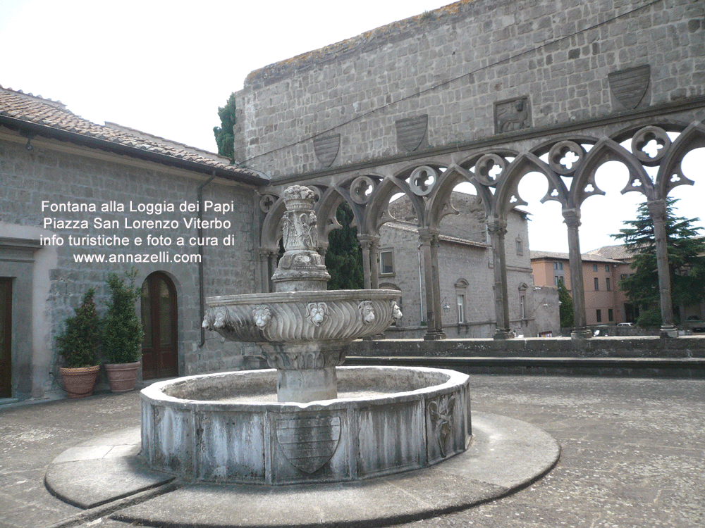 fontana alla loggia dei papi piazza san lorenzo foto anna zelli
