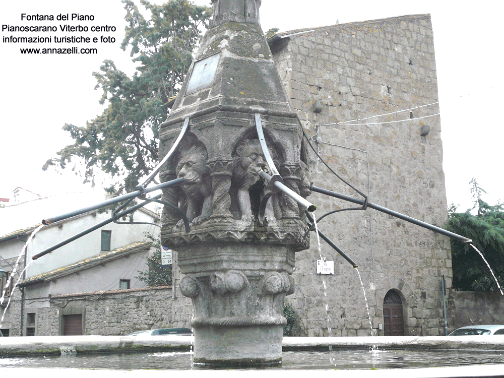 fontana del piano a pianoscarano viterbo centro info e foto anna zelli