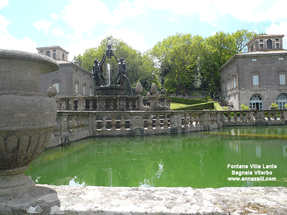 fontane villa lante bagnaia viterbo info e foto anna zelli