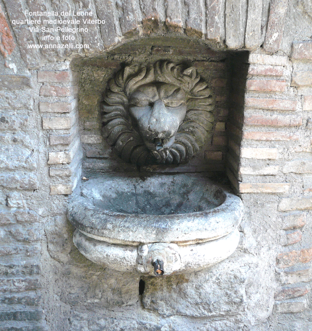 fontanella del leone via san pellegrino quartieremedioevale info e foto anna zelli