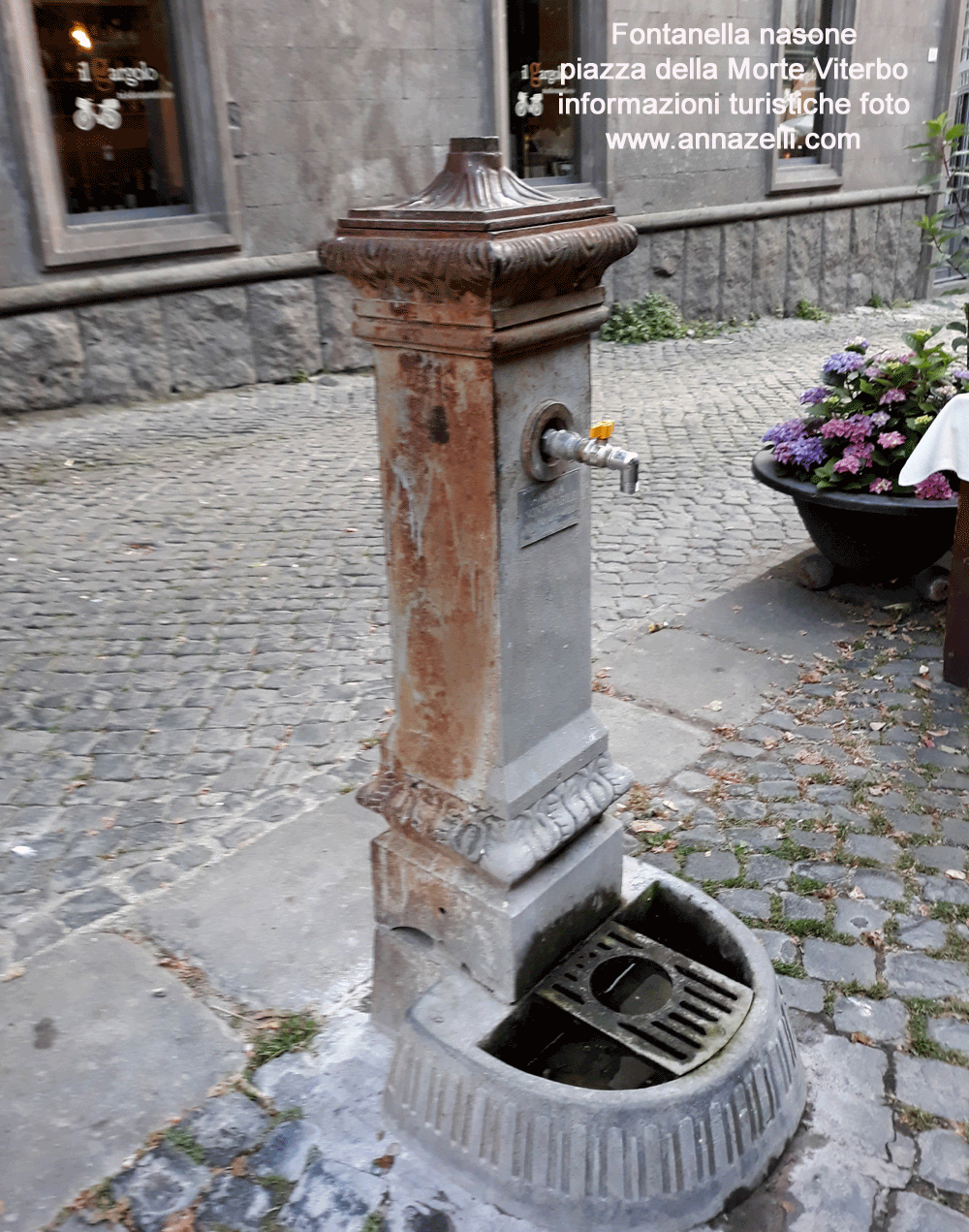 fontanella nasone a piazza della morte foto anna zelli