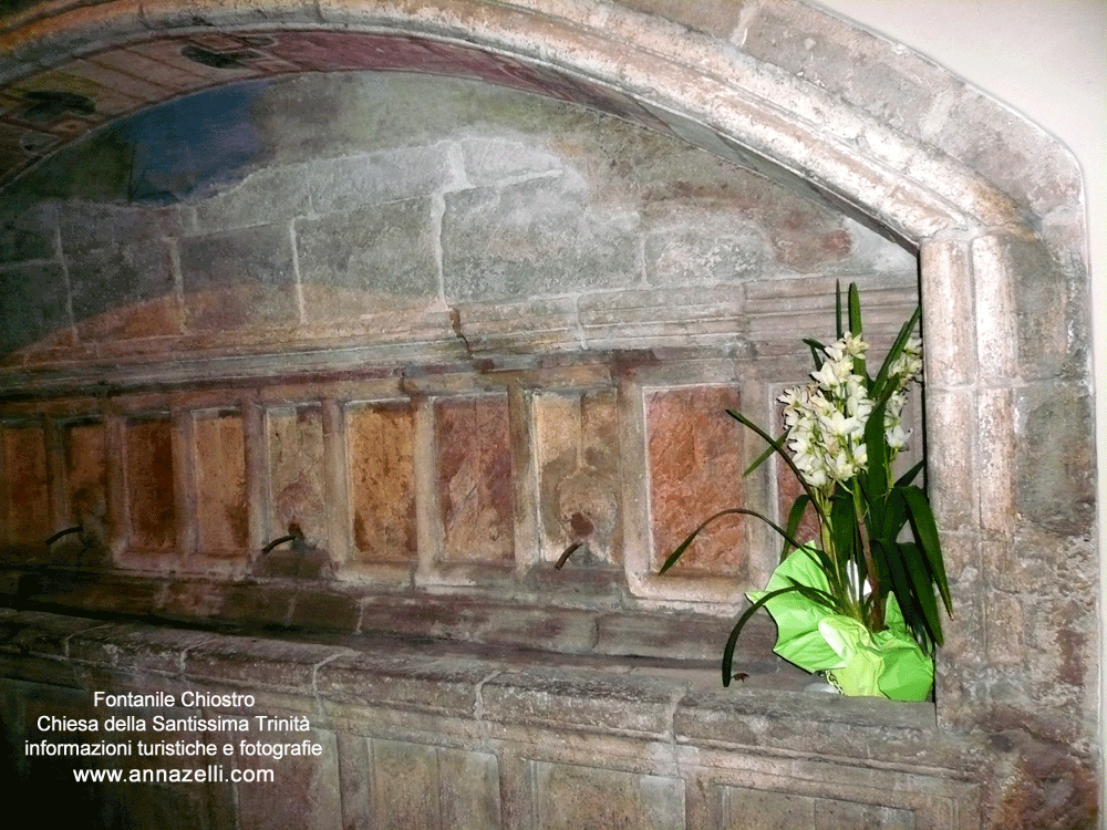 fontanile chiostro chiesa della santissima trinità viterbo info e foto anna zelli