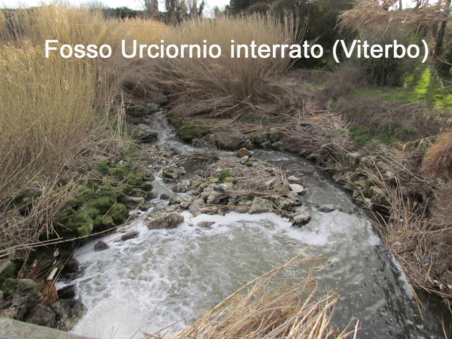 fosso urciornio ora interrato viterbo