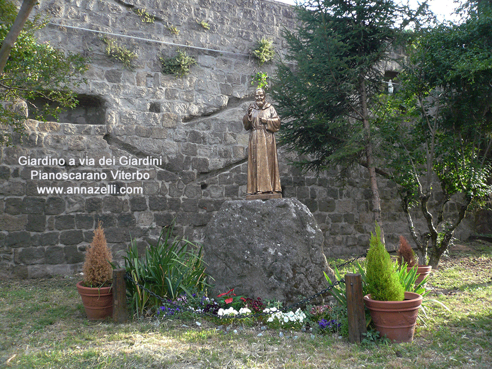 giardino a via dei giardini pianoscarano viterbo