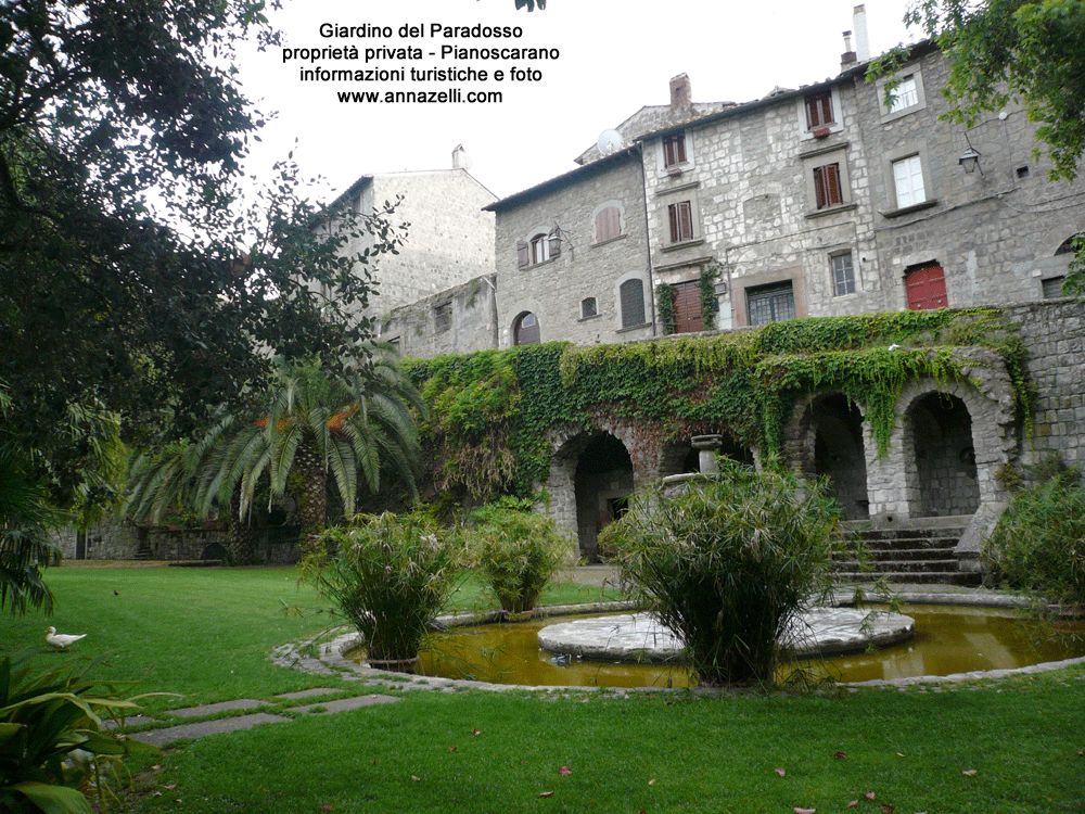 giardino del paradosso viterbo pianoscarano centro storico info e foto anna zelli 1