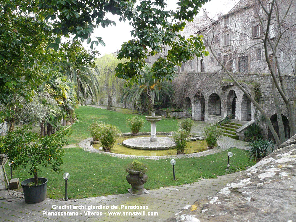 gradini agli archi del giardino del paradosso viterbo info e foto anna zelli