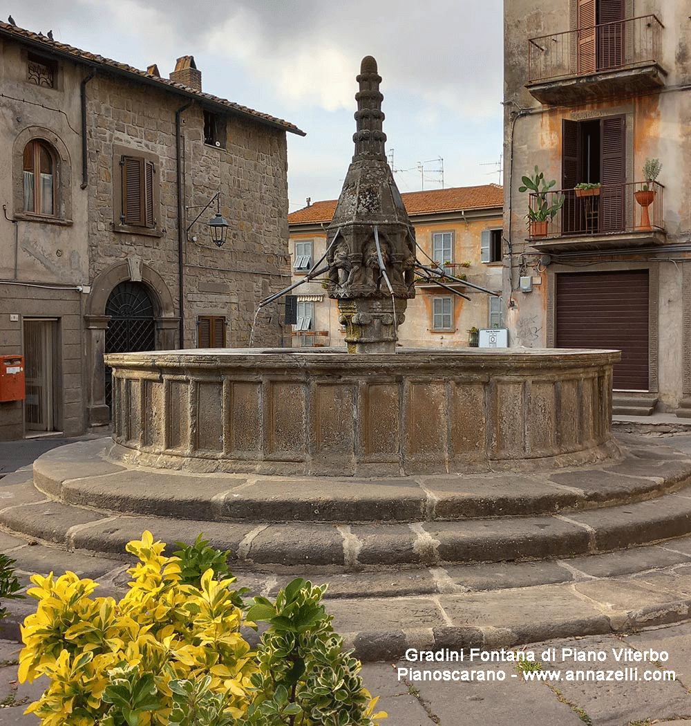 gradini fontana del piano pianoscarano viterbo