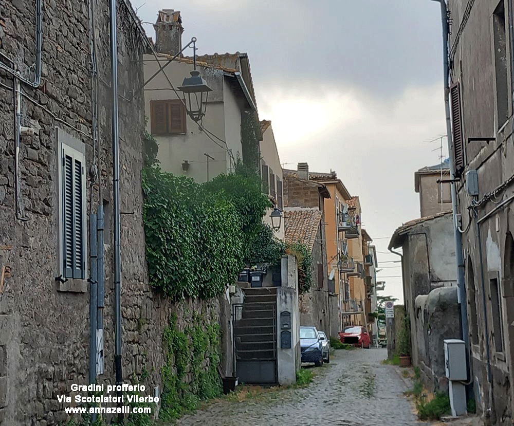 gradini profferlo a via degli scotolatori viterbo info e foto anna zelli