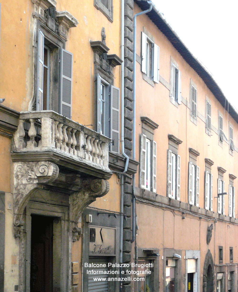 il balcone di palazzo brugiotti viterbo info e foto anna zelli