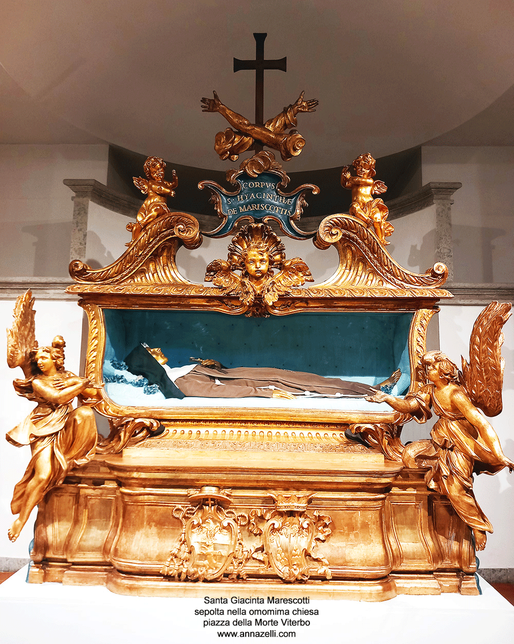 il corpo santa giacinta marescotti sepolto chiesa piazza della morte viterbo