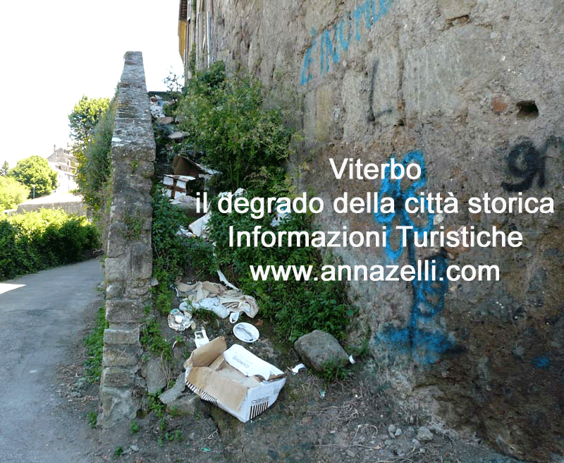 viterbo: degrao e abbandono del centro storico