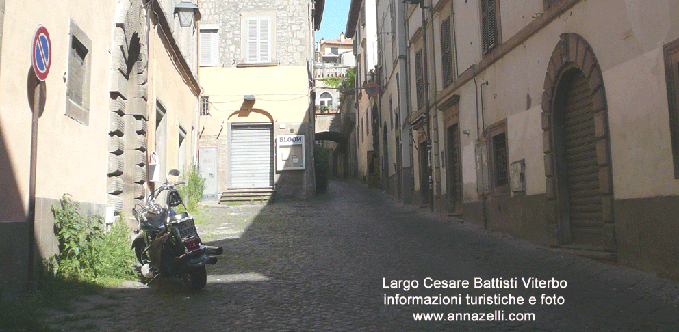 largo cesare battisti viterbo info e foto anna zelli