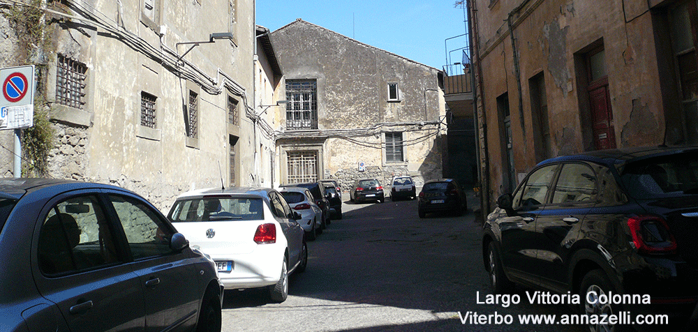largo vittoria colonna viterbo info foto anna zelli
