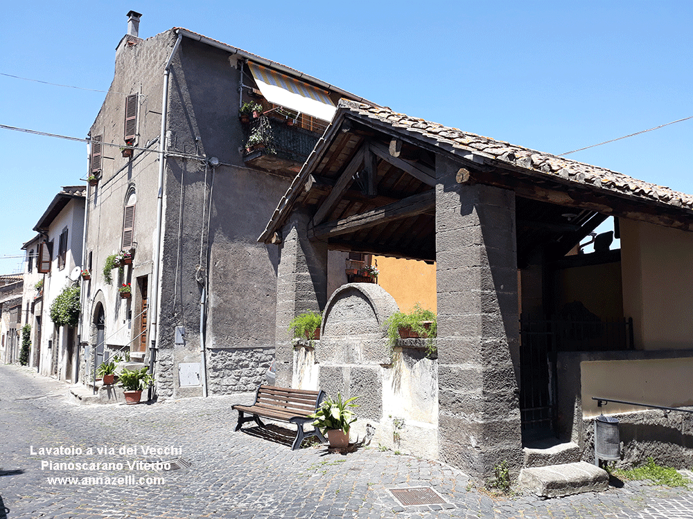 Lavatoio via dei vecchi pianoscarano viterbo info foto anna zelli