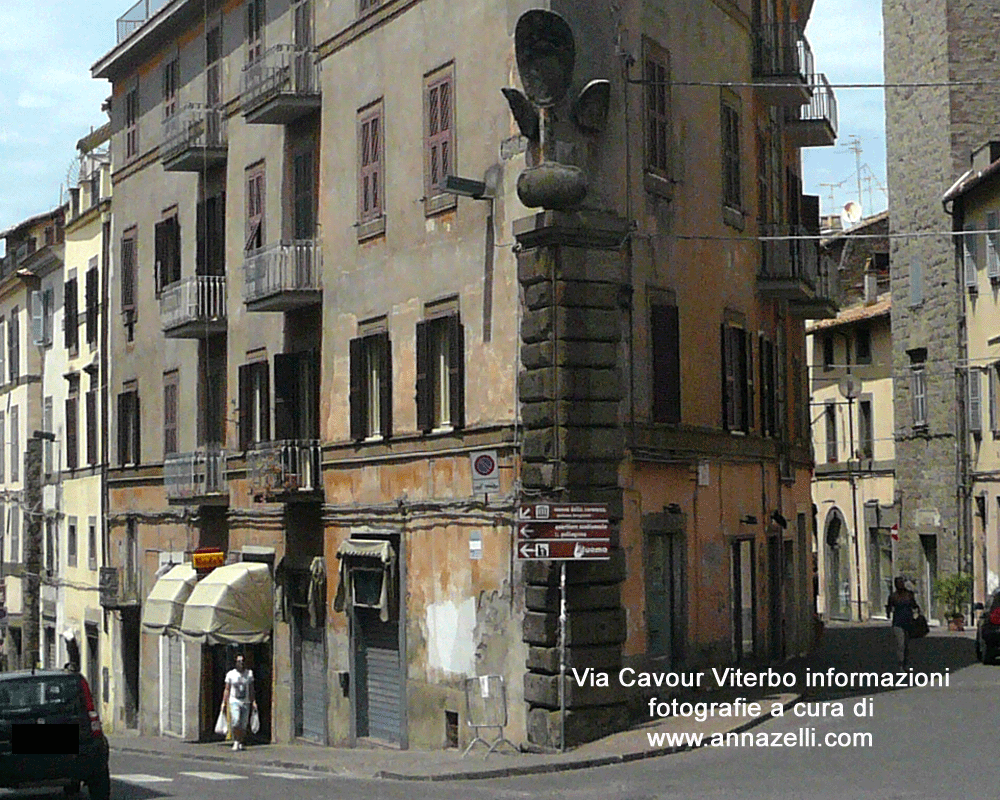 viterbo informazioni via cavour centro storico