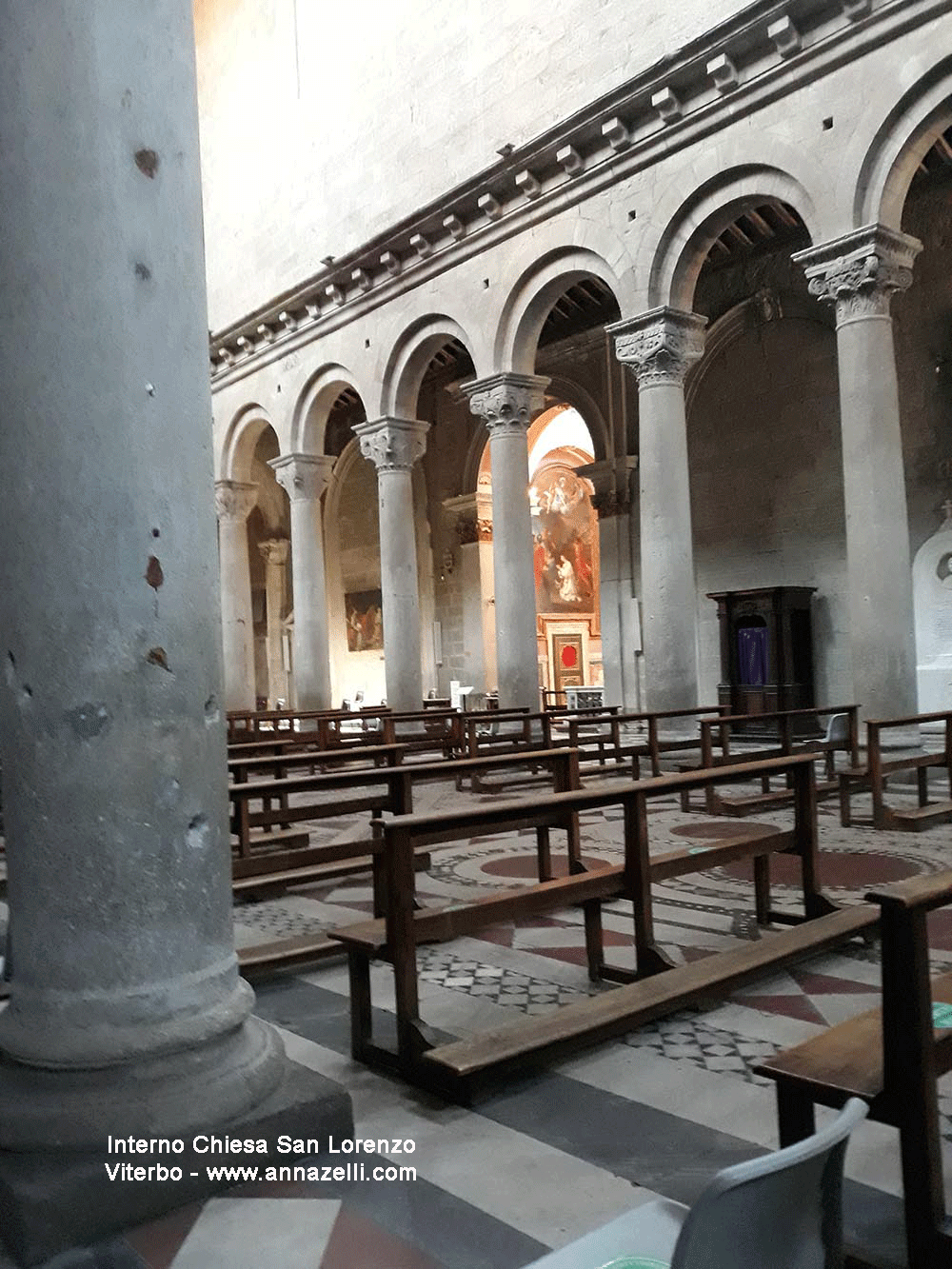 interno chiesa san lorenzo viterbo info e foto anna zelli