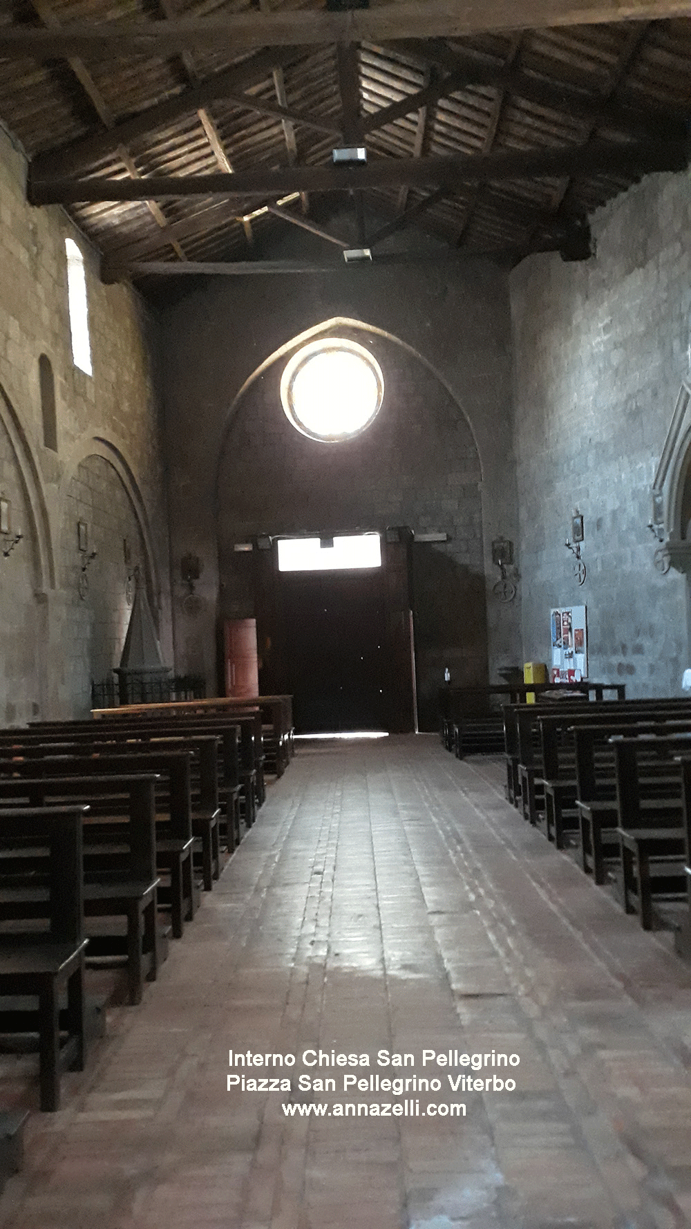 interno chiesa san pellegrino viterbo piazza san pellegrino info e foto anna zelli