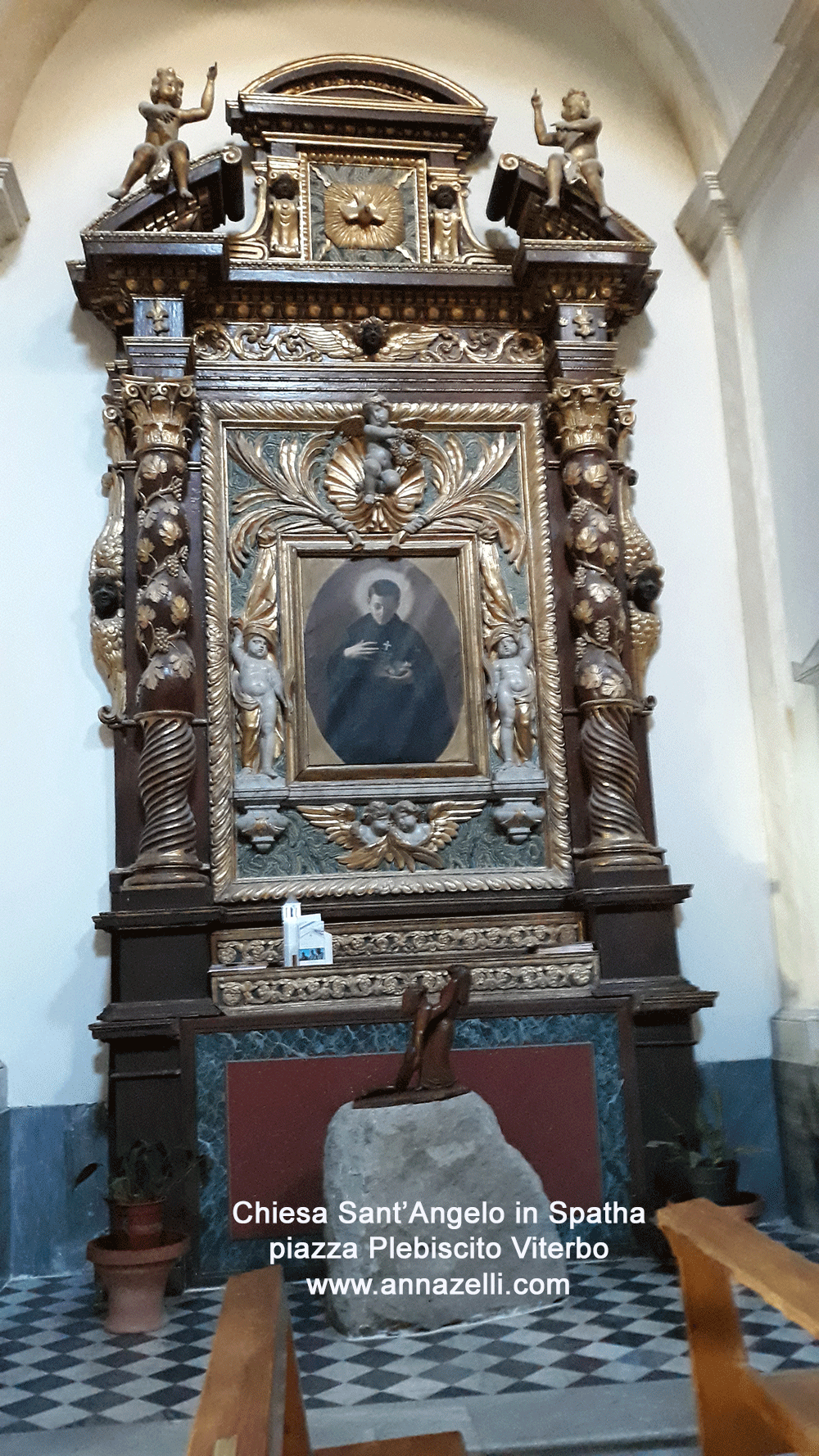 interno chiesa sant'angelo in spatha piazza del plebiscito viterbo (2)