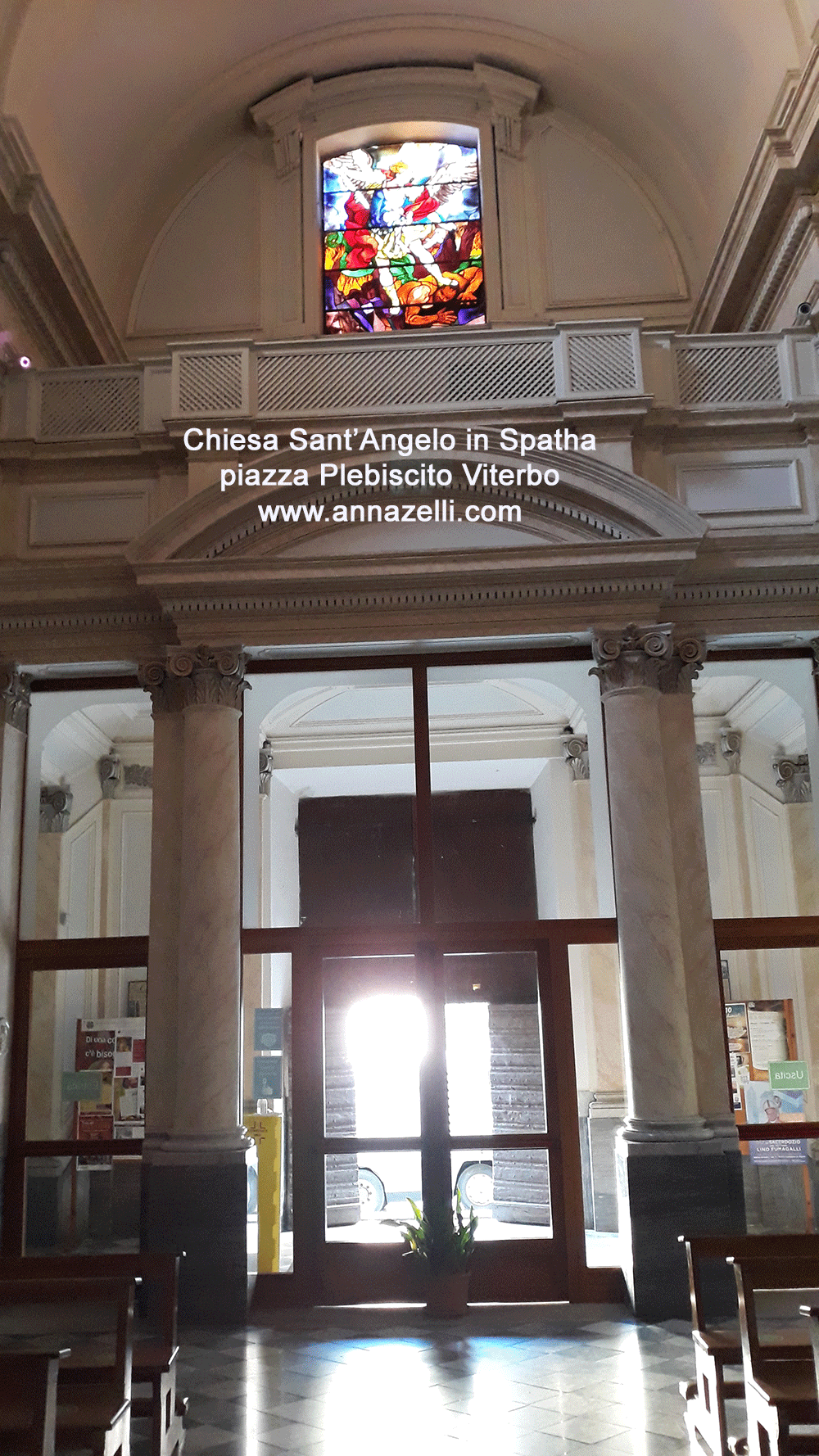 interno chiesa sant'angelo in spatha piazza del plebiscito viterbo (4)