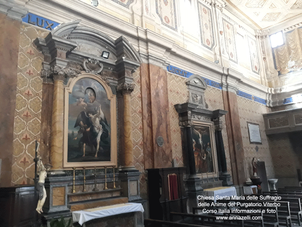 viterbo interno chiesa santa maria del suffragio