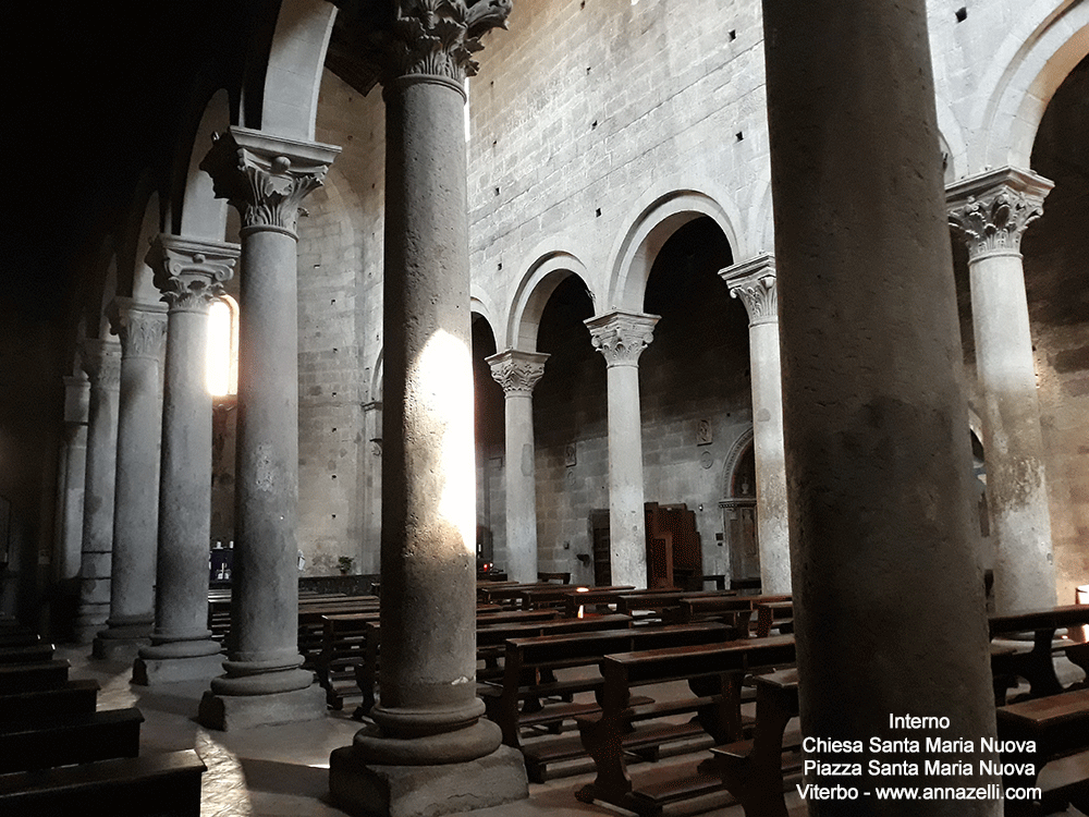 interno chiesa santa maria nuova viterbo info e foto anna zelli