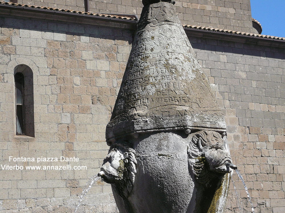 fontana a piazza dante detta anche di san giovanni in zoccoli viterbo