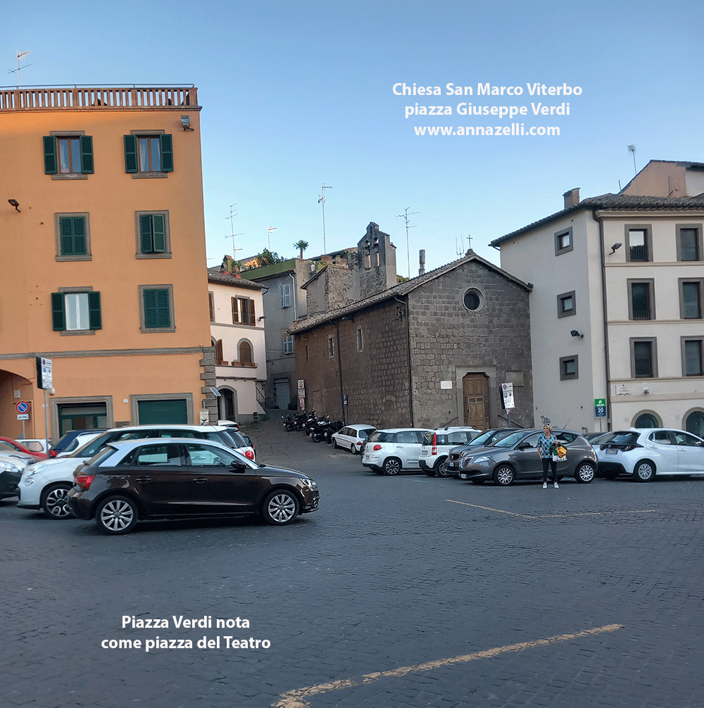 chiesa san marco piazza verdi viterbo info e foto anna zelli