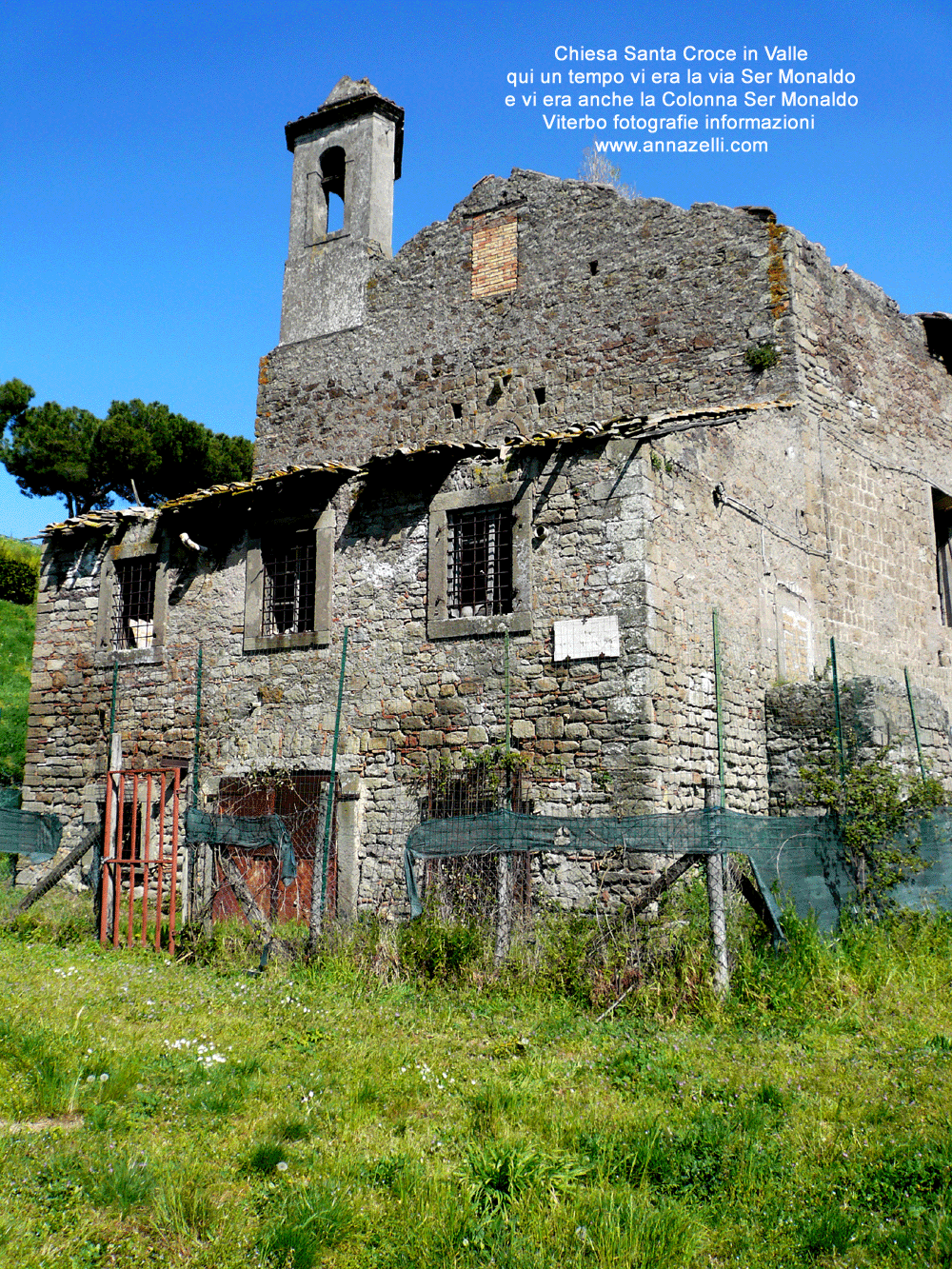 la ex chiesa di santa croce in valle viterbo fotografie informazioni anna zelli 