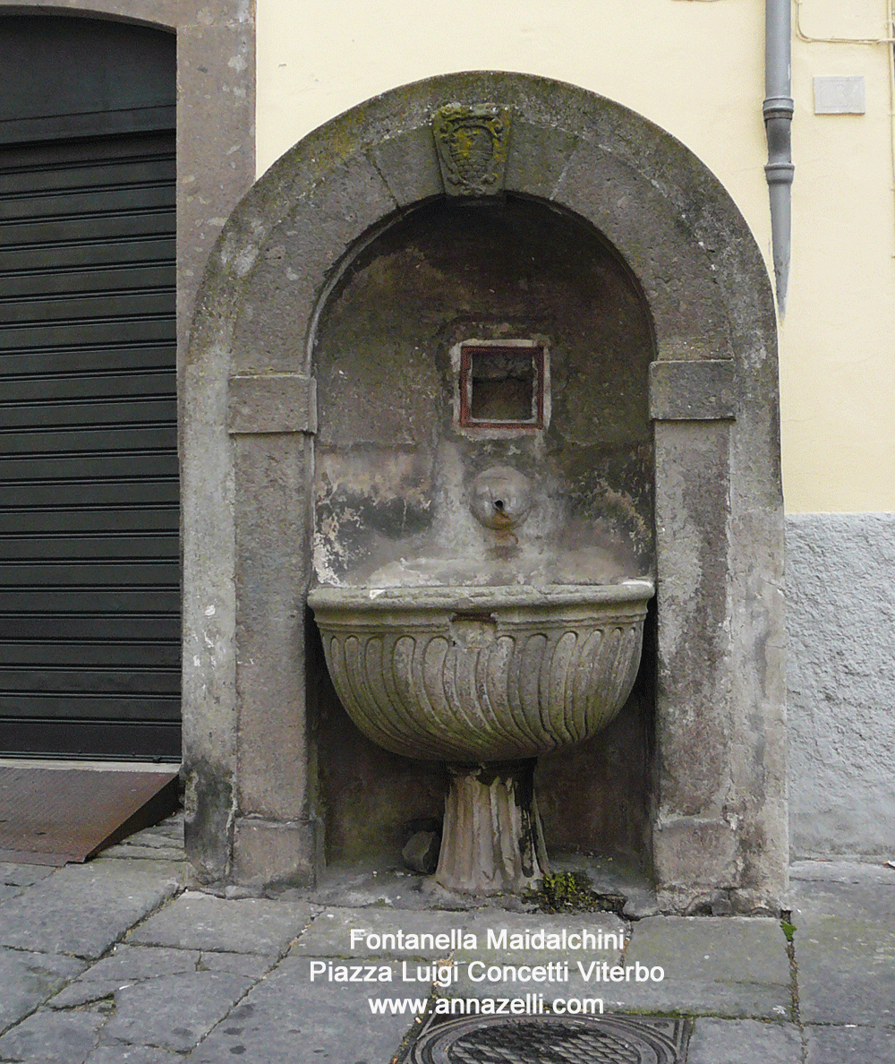 fontanella maidalchini piazza luigi concetti viterbo