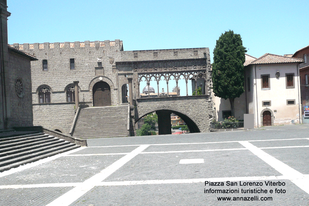 la piazza san lorenzo viterbo info e foto anna zelli