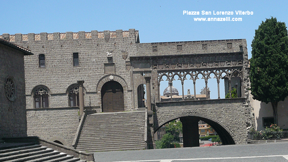 la piazza san lorenzo viterbo info e foto anna zelli