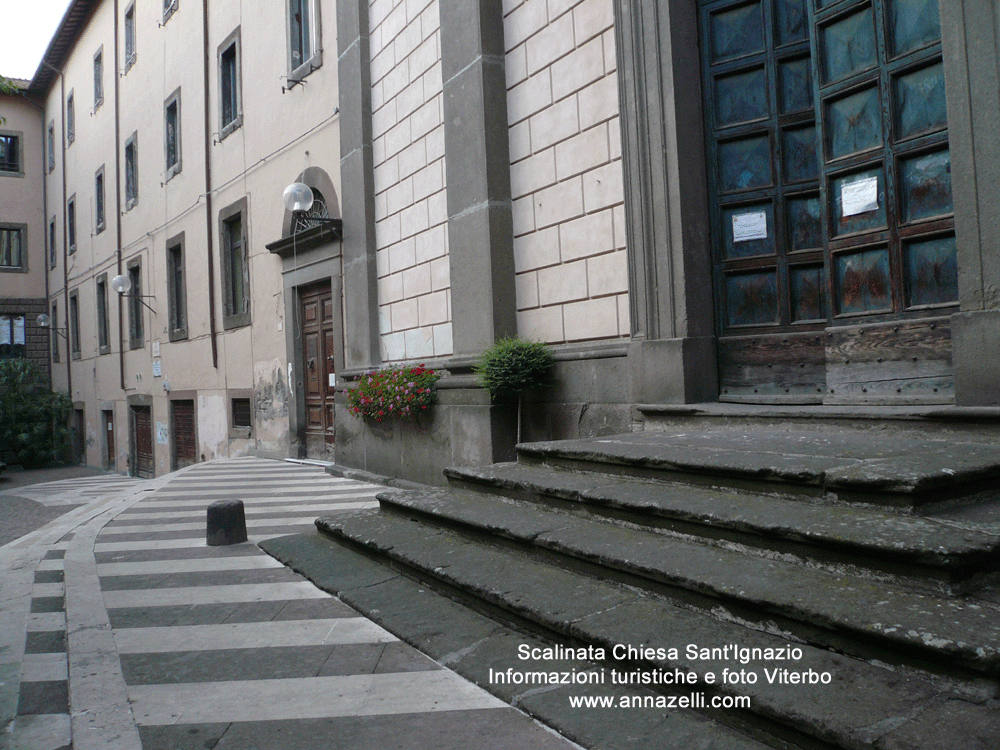 scalinata chiesa sant'ignazio viterbo informazioni e foto anna zelli