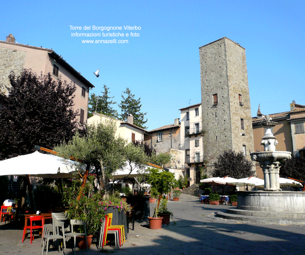 torre del borgognone viterbo info e foto anna zelli