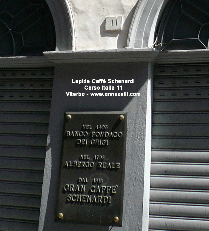laoide caffè schenardi 11 corso italia viterbo