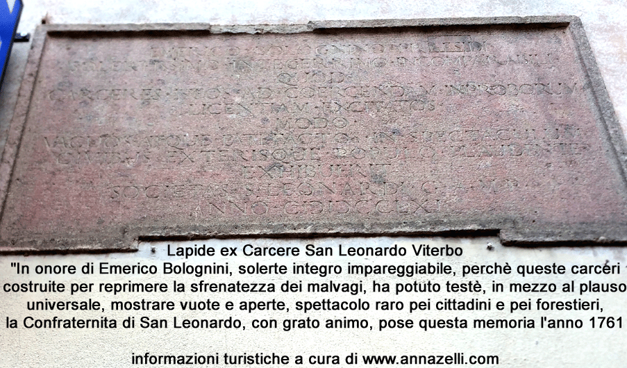 epigrafe lapide carceri san leonardo via san lorenzo info e foto anna zelli