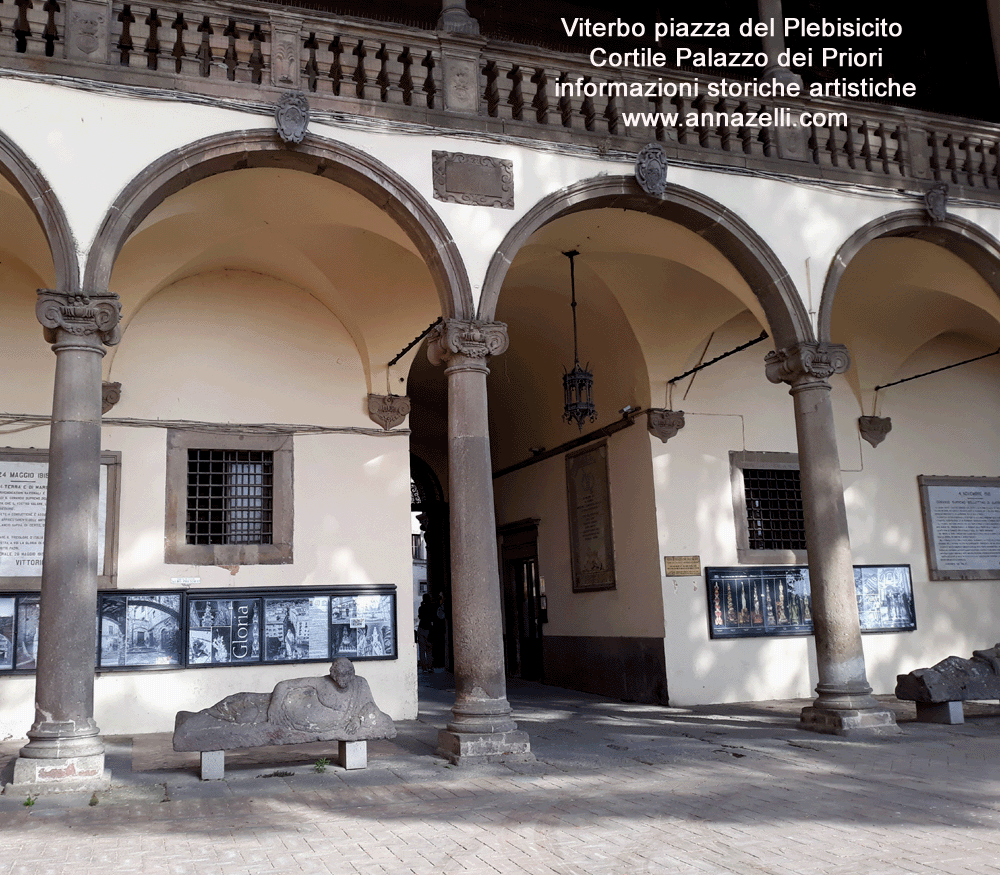 viterbo lapidi palazzo dei priori piazza del plebisicito comune foto anna zelli 001