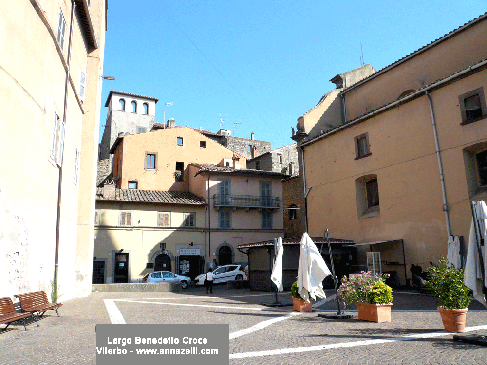 largo benedetto croce viterbo centro info e foto anna zelli