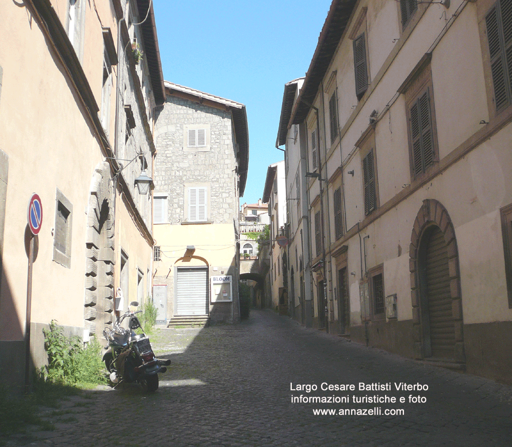 largo cesare battisti viterbo centro info e foto anna zelli