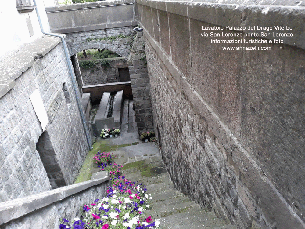 fontana lavatoio palazzo del drago ponte san lorenzo via san lorenzo info e foto anna zelli