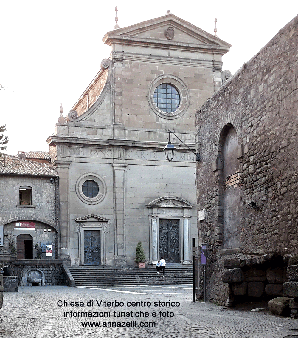 chiese di viterbo centro storico info e foto anna zelli