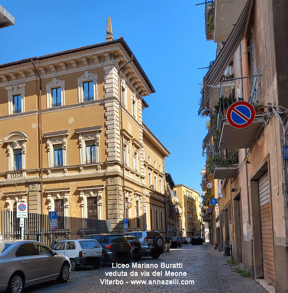 liceo mariano buratti veduta da via del meone info e foto anna zelli