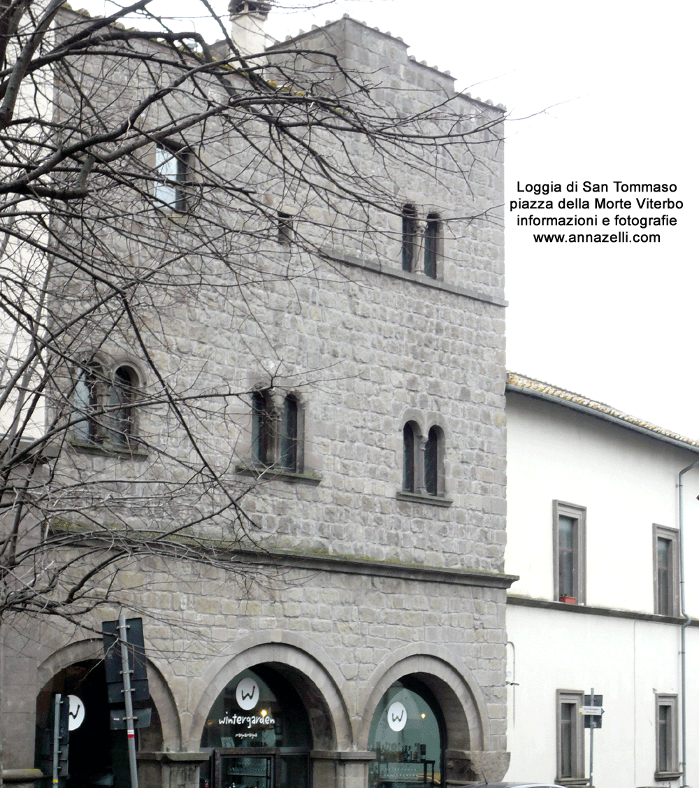 loggia di san tommaso viterbo informazioni foto anna zelli