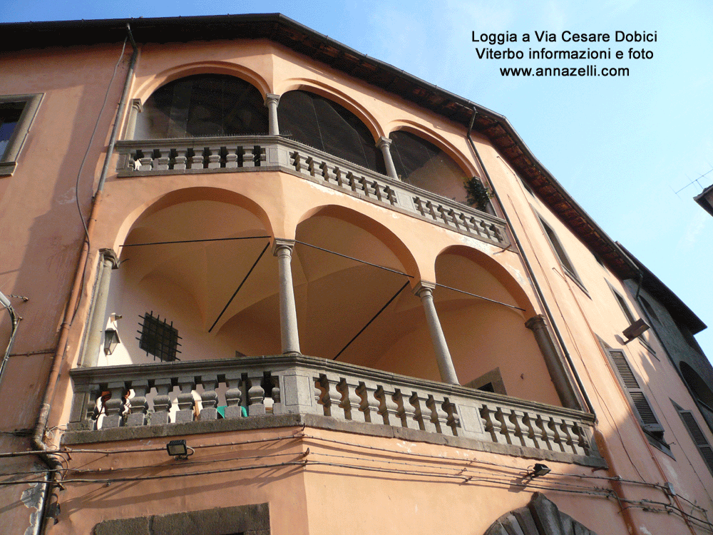 loggia a via cesare dobici viterbo centro ifo e foto anna zelli