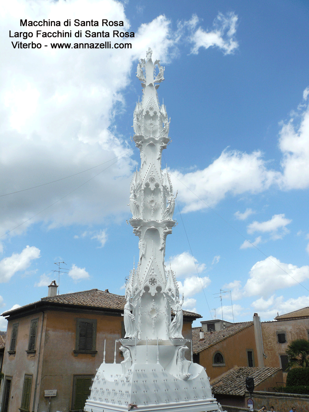 macchina di santa rosa largo facchini di santa rosa viterbo