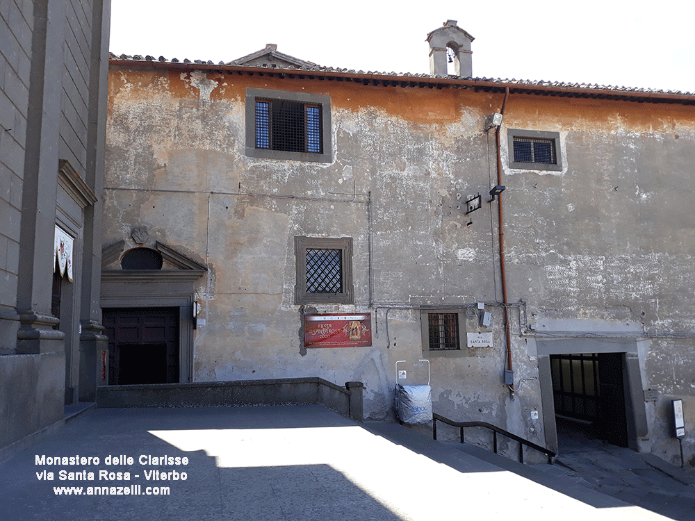 monastero delle clarisee via di santa rosa viterbo centro storico