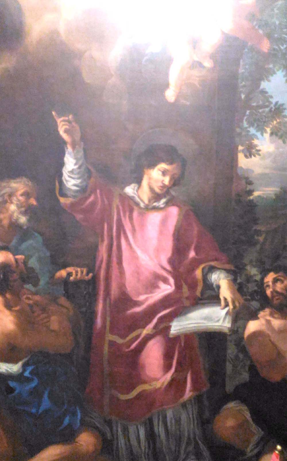 san leonardo tra i carcerati opera di bonifazi oggi al museo civico