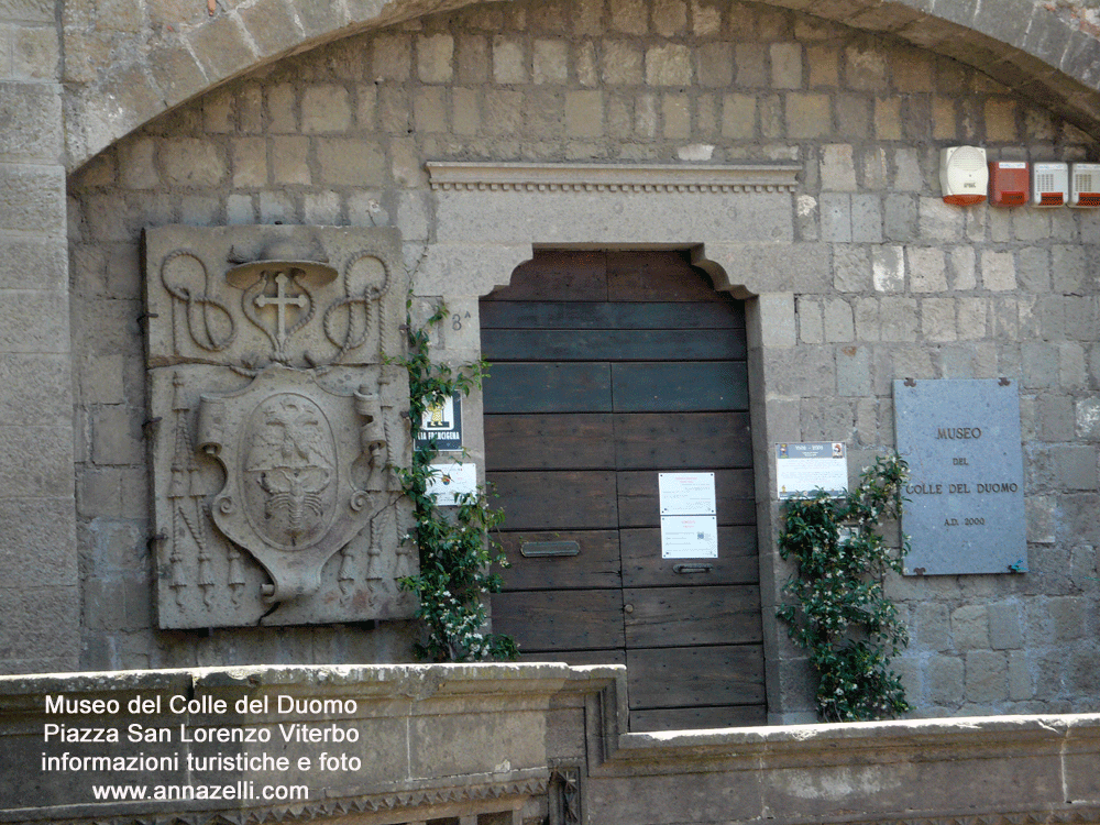 viterbo museo del colle del duomo piazza san lorenzo