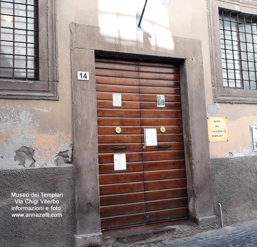 museo dei templari via chigi viterbo centro storico info e foto