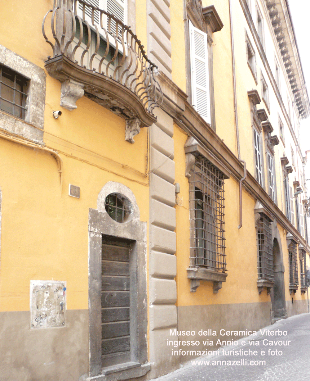 museo della ceramica palazzo brugiotti via annio e via cavour viterbo foto anna zelli