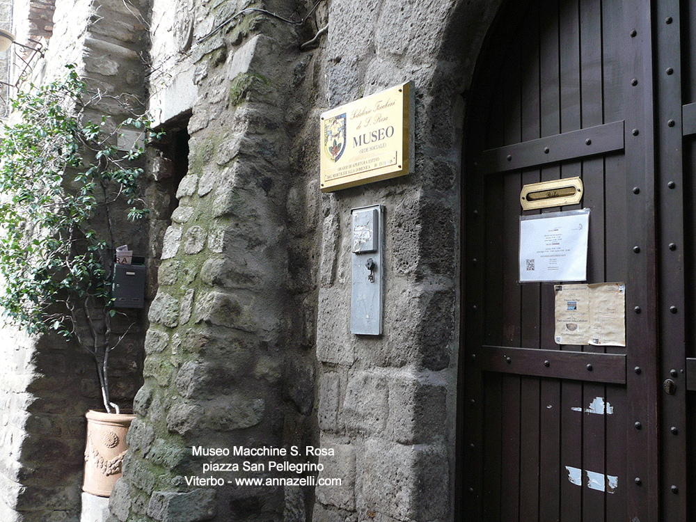 museo macchine di santa rosa piazza san pellegrino viterbo info e foto anna zelli